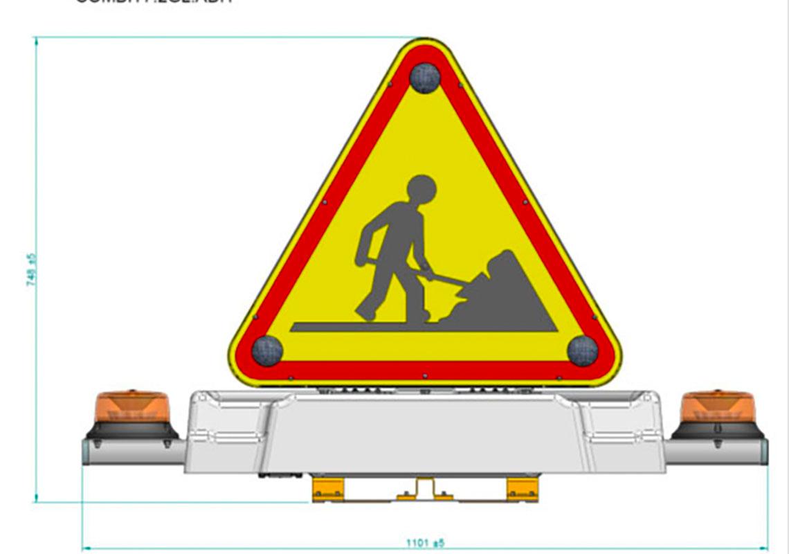 COMBI 700 ELEC Class 1 with magnetic flashing beacons